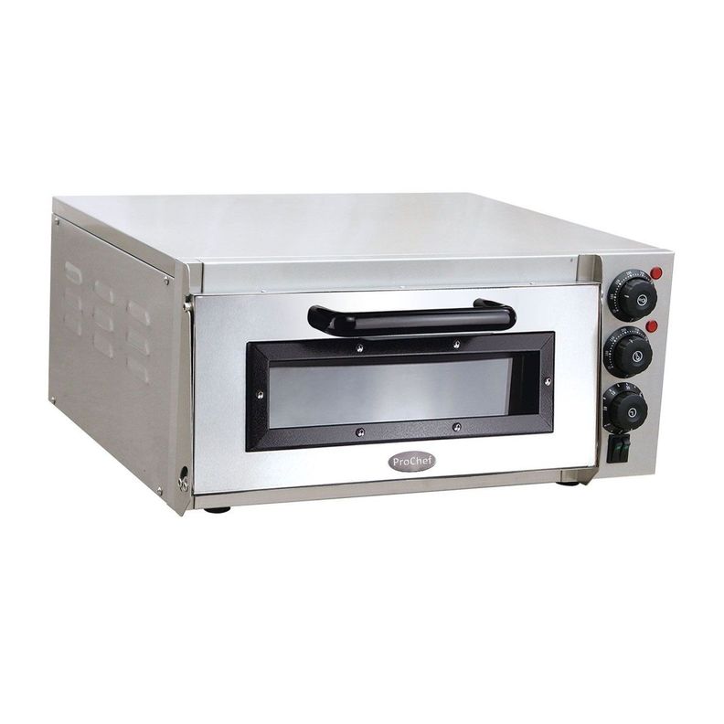 Horno Pizza Pizzero Eléctrico 1 Cámara 40x40 cm.-0