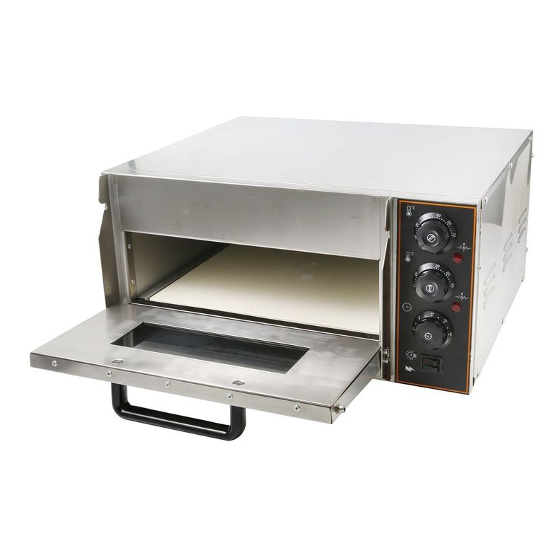 Horno Pizza Pizzero Eléctrico 1 Cámara 40x40 cm.-1