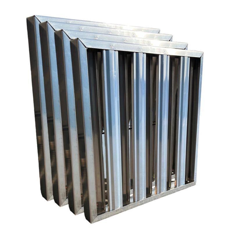 Campana Industrial Mural 2x1 mt. Acero Inoxidable-3
