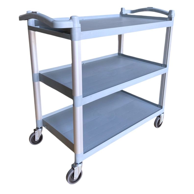 Carro Servicio Grande  100x50x92 Gris-0