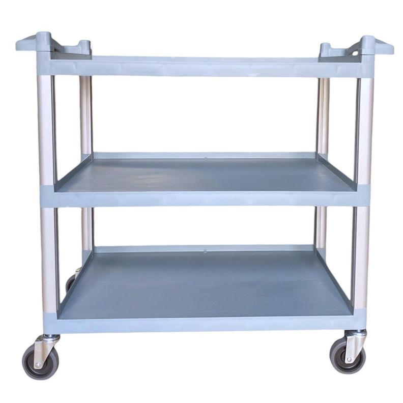 Carro Servicio Grande  100x50x92 Gris-2