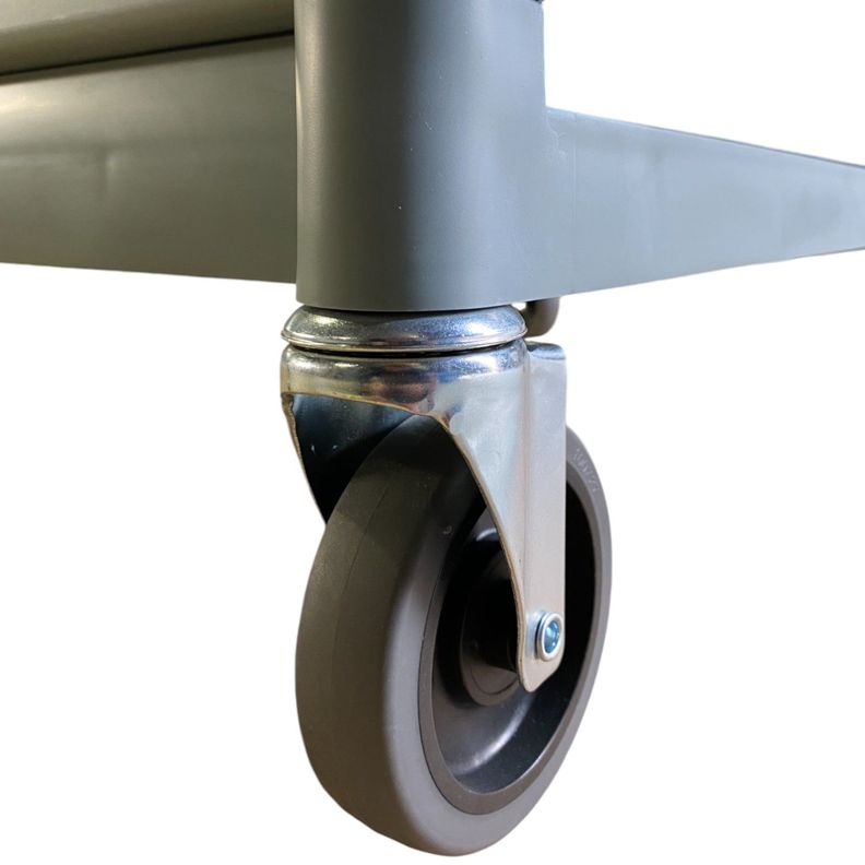 Carro Servicio Grande  100x50x92 Gris-6