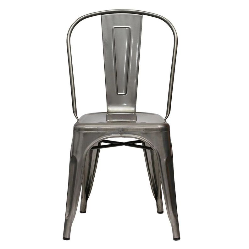 Pack 4 Unidades Silla Tolix Gris Gunmetal-4