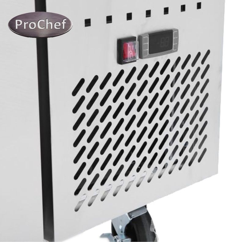 Mesón Refrigerado 120 Cm Acero Inox. 2 Ptas 290 Lt-4