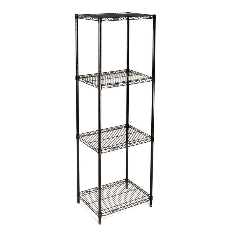 Estante 60x45x180 cm. Epóxico 4 Bandejas Capacidad 800 kg.-1