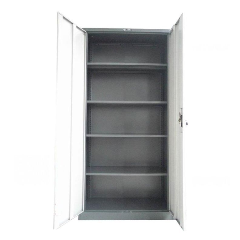 Armario Acero 90x40x185 cm. 2 Cuerpos 2 Puertas Band Horiz.-3