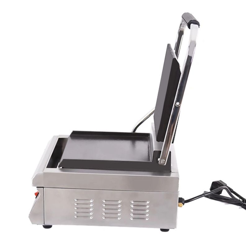 Plancha Sandwichera Panini Grill Lisa Acero Inox.-1