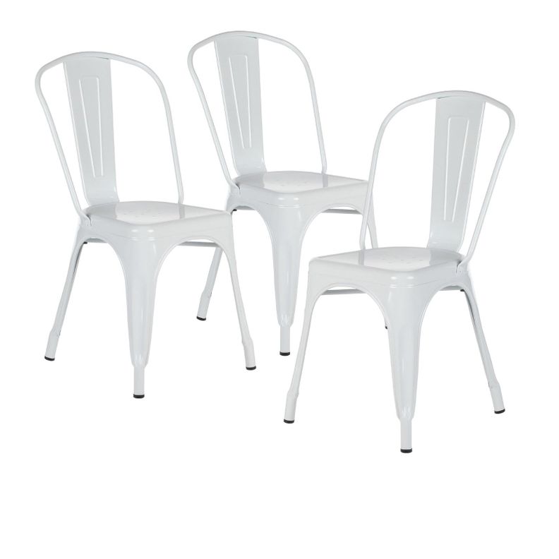 Pack 3 Unidades Silla Tolix Blanco-0