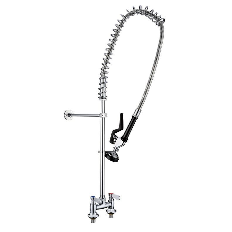 Llave Pre Lavado Pre Wash Acero Inox. Alta Presión-0