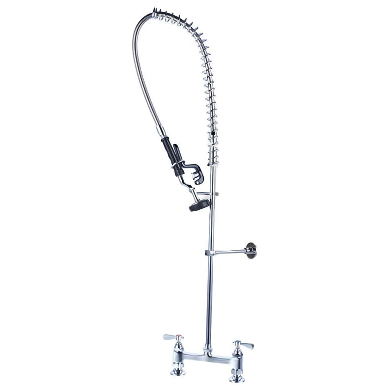 Llave Pre Lavado Pre Wash Acero Inox. Alta Presión-1