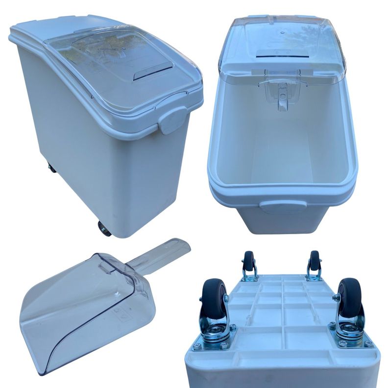 Carro Contenedor  Recipiente para  Ingredientes Capacidad 102 Lts-2