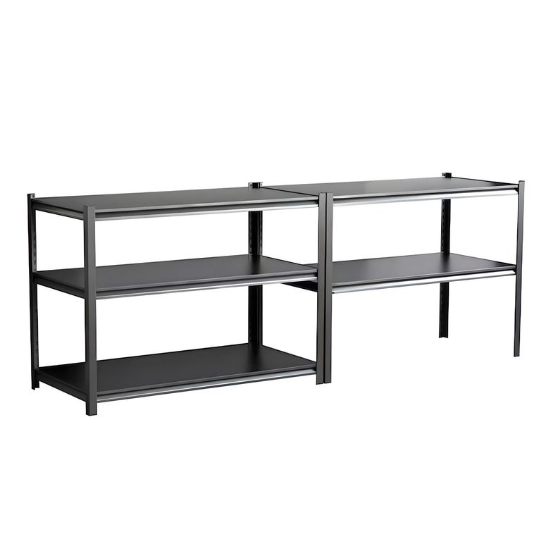 Estante Acero Sin Ranuras 120x45x180 cm. 1350 Kg.-1