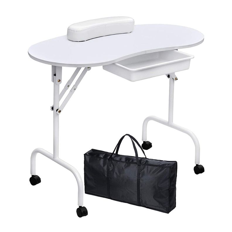 Mesa de Manicure Plegable Portátil-0