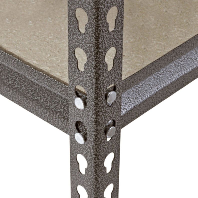 Estante Acero Pintado 90x45x183 cm 5 Band. 905 Kg-5