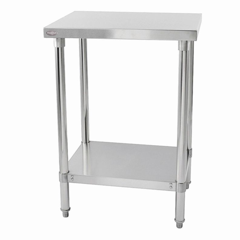 Mesón Central 60x60x85 cm Acero Inoxidable-0