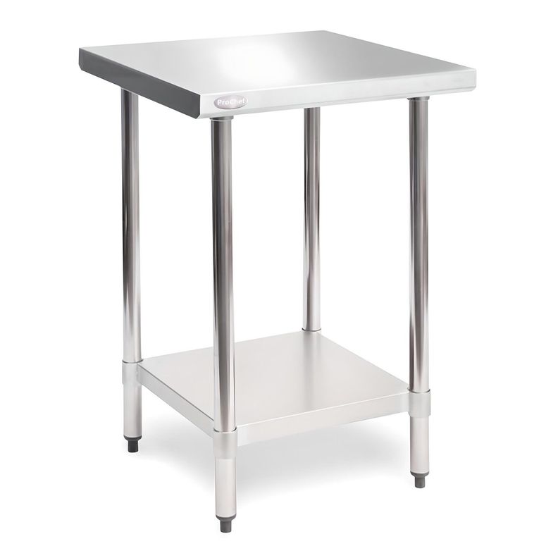 Mesón Central 60x60x85 cm Acero Inoxidable-1