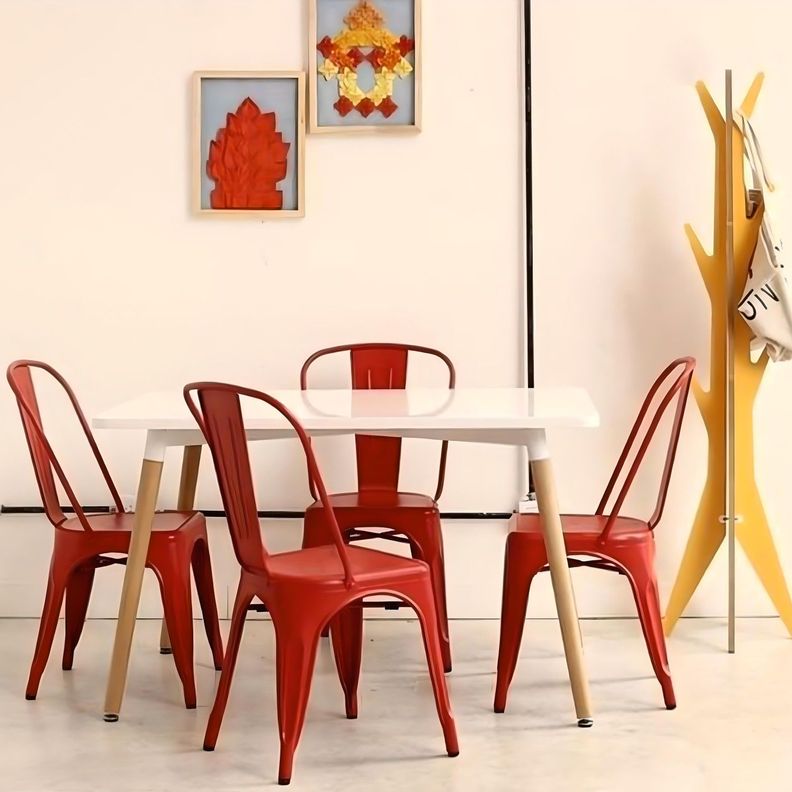 Silla Tolix Rojo Brillante 1 Unidad-2