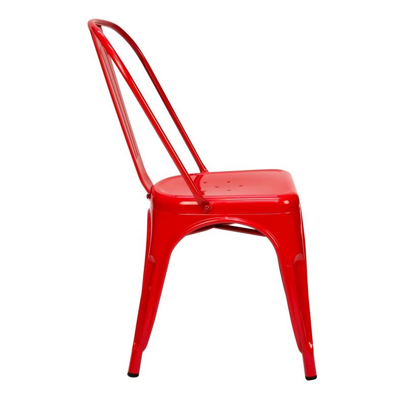 Silla Tolix Rojo Brillante 1 Unidad-6