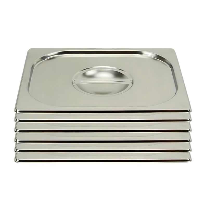 Tapa Gastronomica GN 1/2 Acero Inox. Pack 6 Unidades