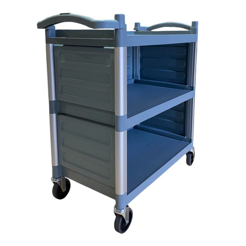 Carro Servicio Cerrado 83 x41x85 Gris-0
