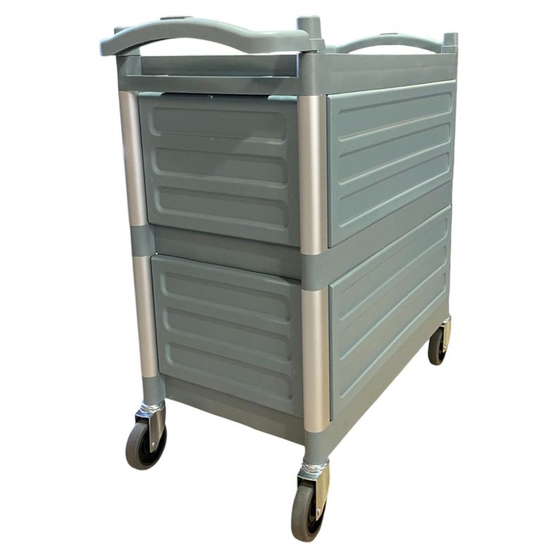 Carro Servicio Cerrado 83 x41x85 Gris-2