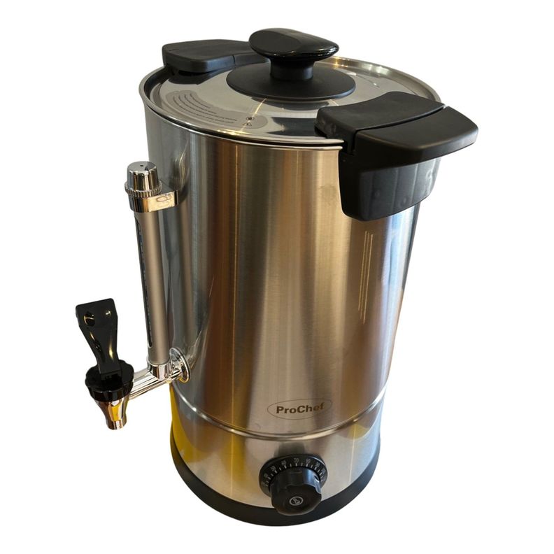 Hervidor Industrial 10 Litros Doble Capa Acero Inoxidable-1