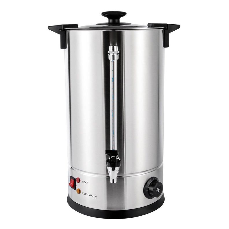 Hervidor Industrial 15 Litros Doble Capa Acero Inoxidable-0
