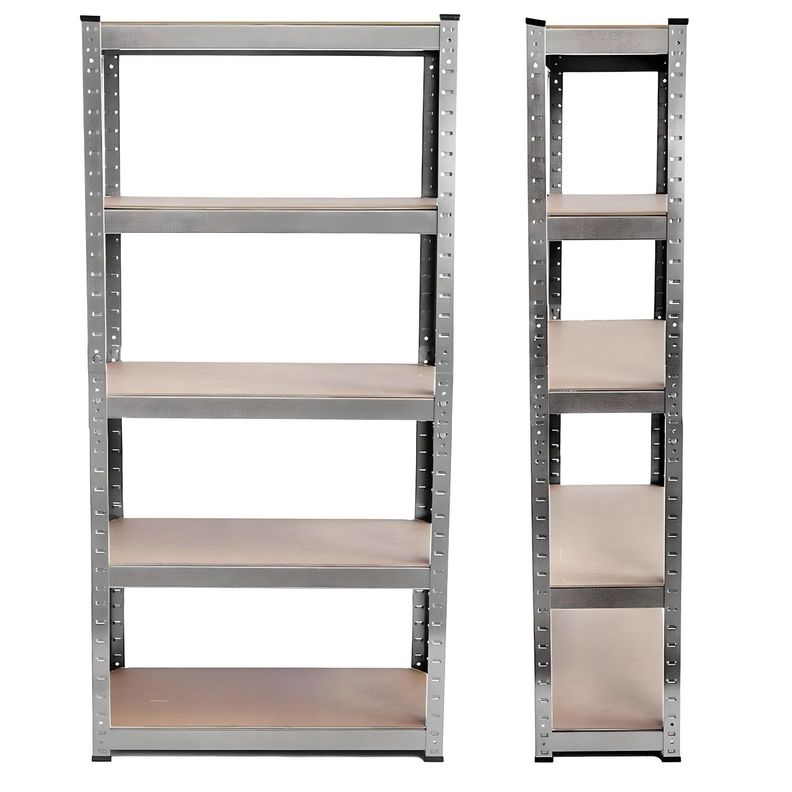 Estante 90x40x180 cm. Acero Galvanizado Cap 875 Kg-3
