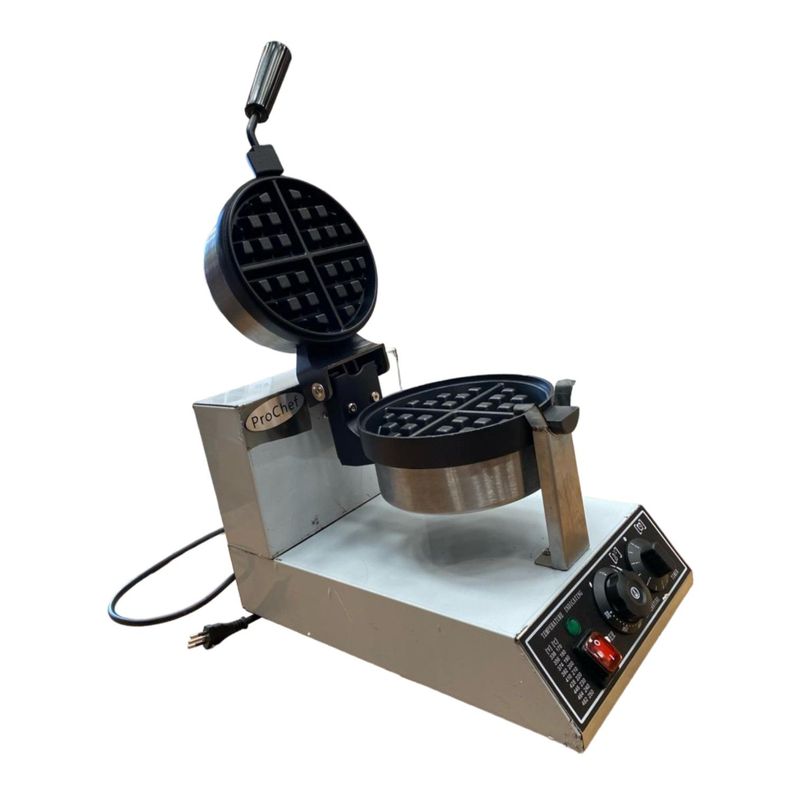 Waflera Eléctrica Profesional Acero Inoxidable UWB-1A-1