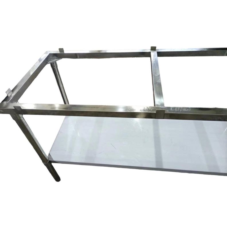 Mesón de Corte 150x60 cm. Acero Inox. Cubierta Plástica-5