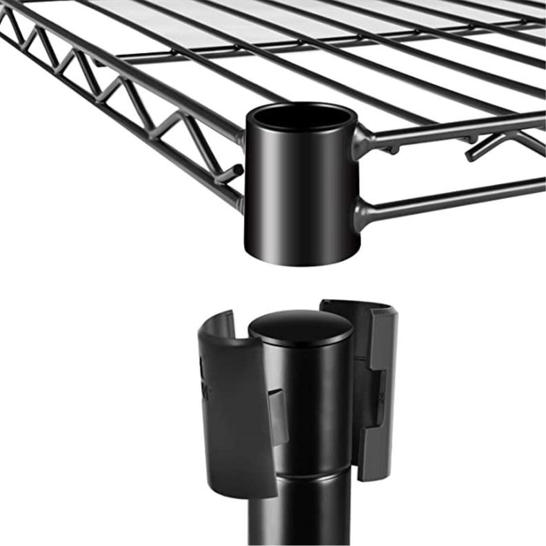 Estante Epóxico 90x35x180 cm. Acero 5 bandejas. Capacidad 600 kg.-5