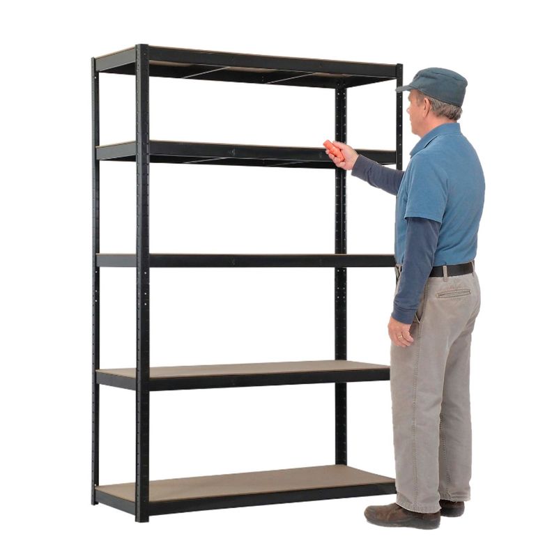 Estante Acero Pintado 120x45x180 cm 5 Band. 1250 Kg-0