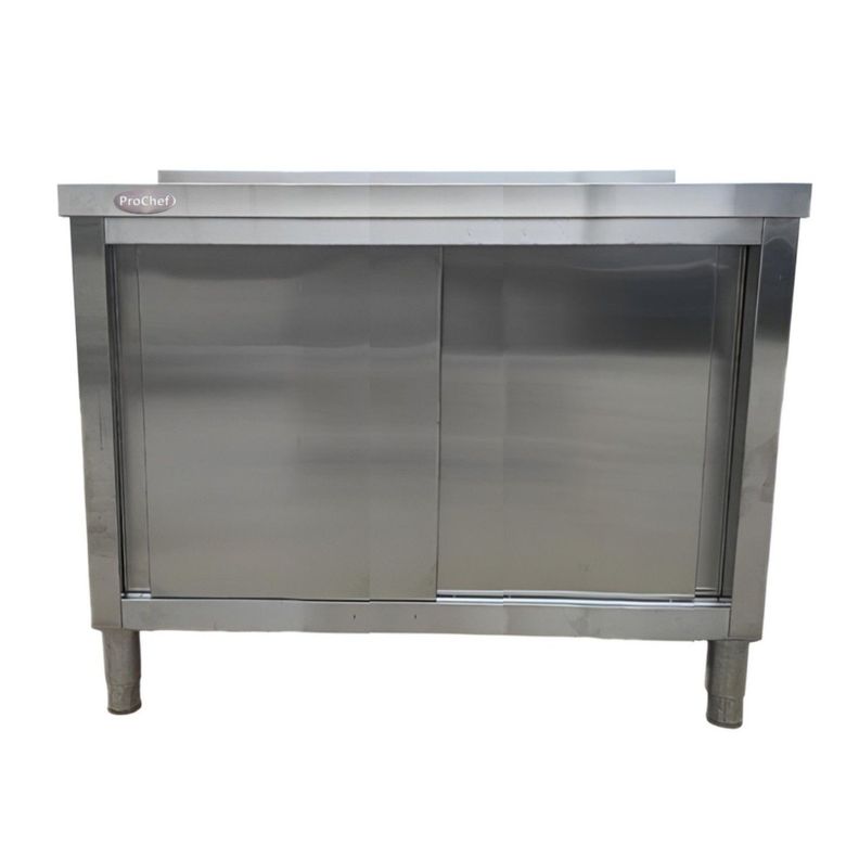 Meson Mural Cerrado Acero Inoxidable 100x60+85(+6) cm