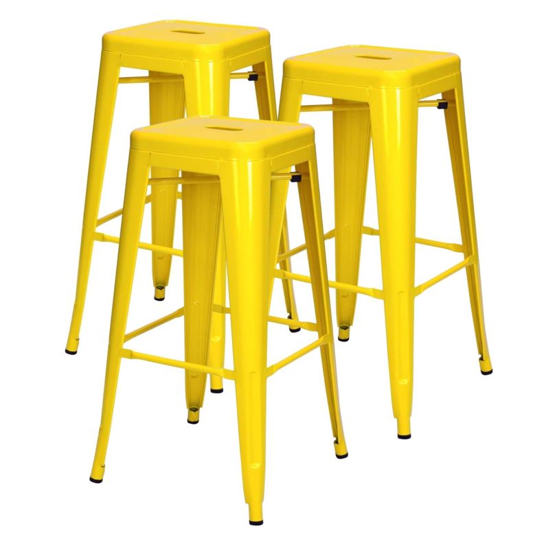 Pack 3 Unidades Piso Alto Tolix Amarillo-0