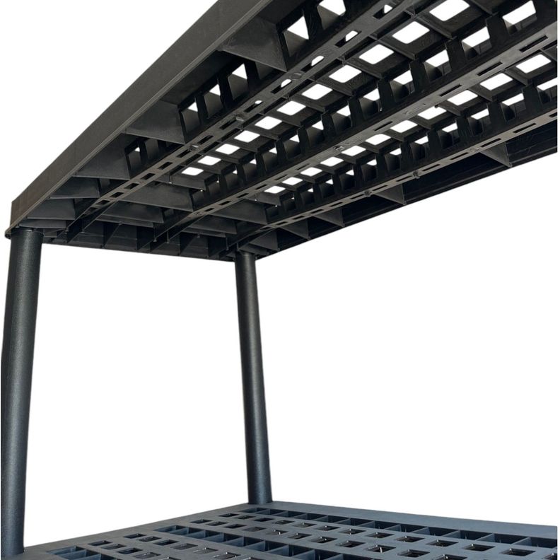 Estante Plástico 91x45x183 cm. 5 Bandejas removibles-4