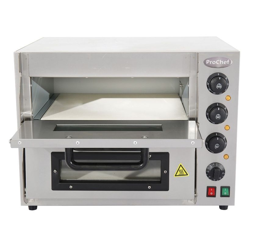 Horno Pizza Pizzero Eléctrico 2 Cámaras 40x40 cm-1