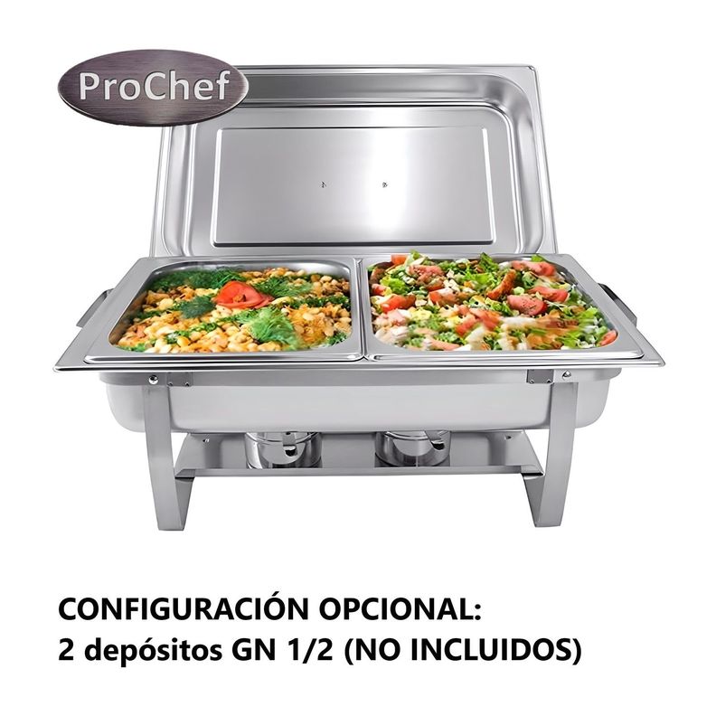 Chafer Acero Inoxidable 9 Litros GN 1/1-7