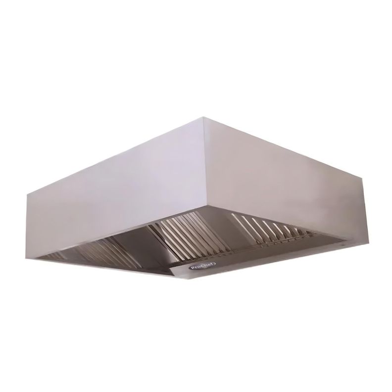 Campana Industrial Mural 1.5x1 mt Acero Inoxidable-2
