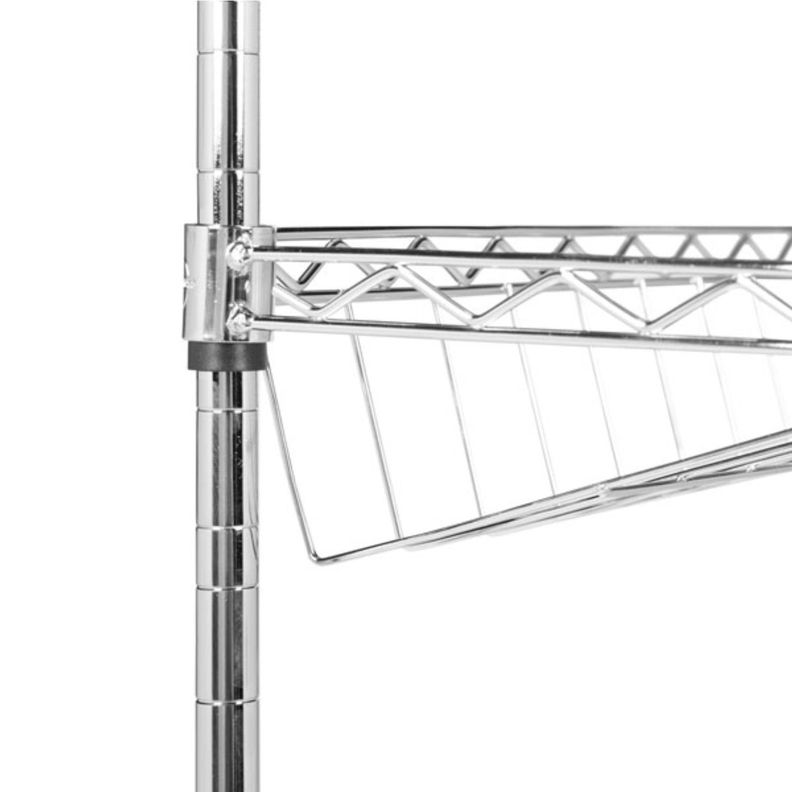 Porta Zapatos 75x25x85 cm. Acero Cromado. Capacidad 80 kg.-4