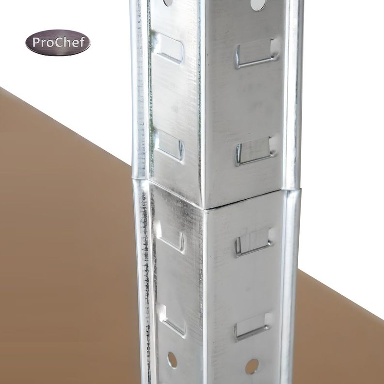 Estante 70x30x150 cm. Acero Galvanizado Cap 750 Kg-6
