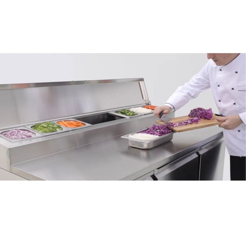Mesón Refrigerado Pizzero 137 Cm. 380 Lt. Ac.Inox-3