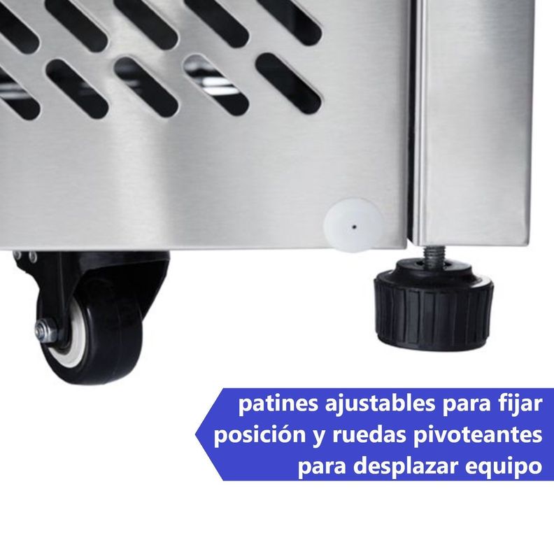 Mesón Refrigerado Pizzero 137 Cm. 380 Lt. Ac.Inox-6