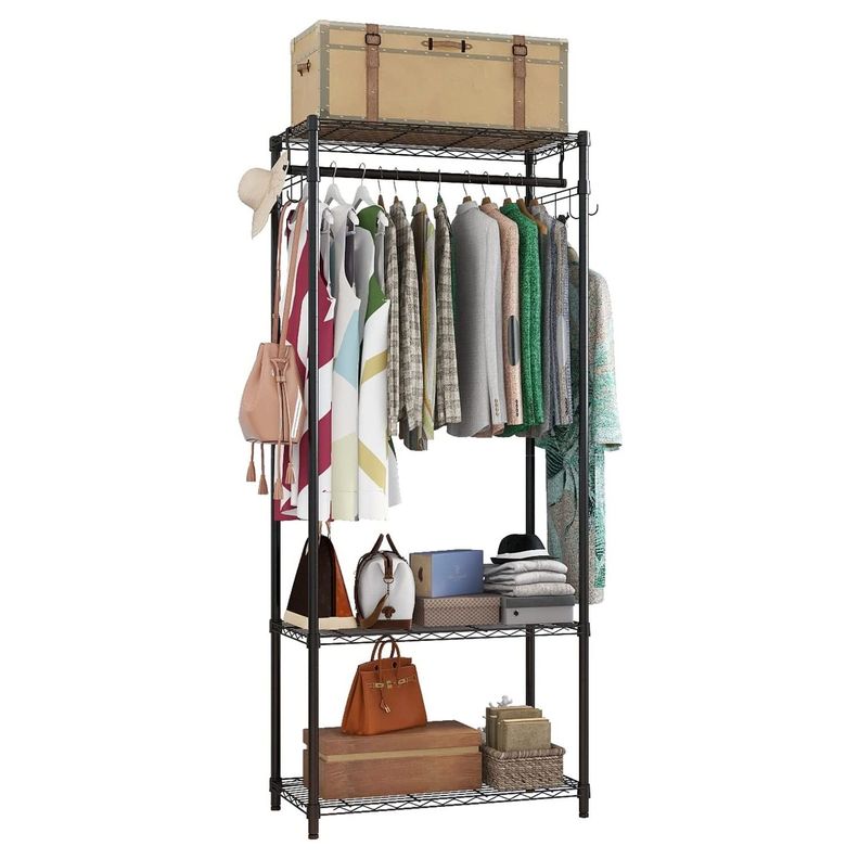 Closet abierto 90x45x180 cm Acero Pintado Cubierta PVC-2