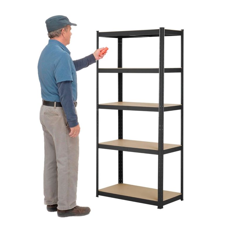 Estante Acero Pintado 70x30x150 cm 5 Band. 875 Kg-0