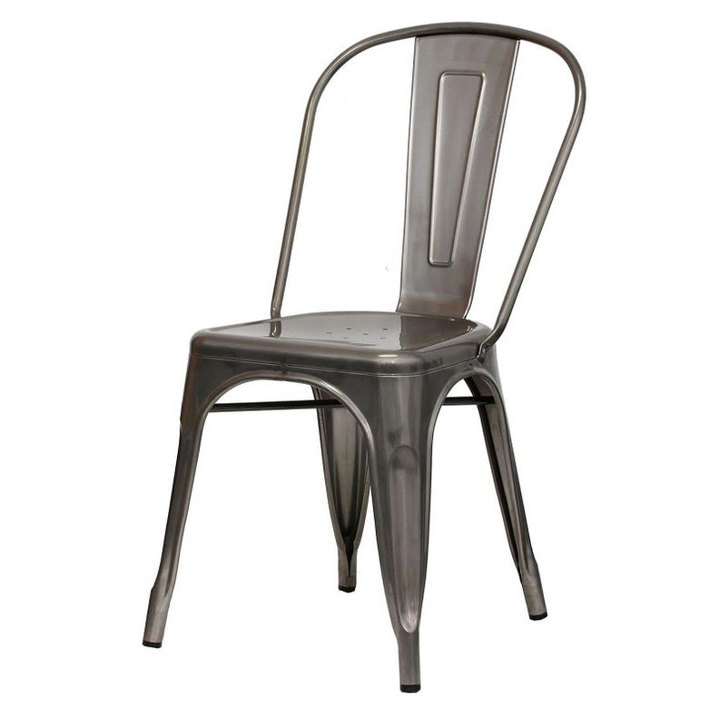Silla Tolix Gris Gunmetal 1 Unidad-5