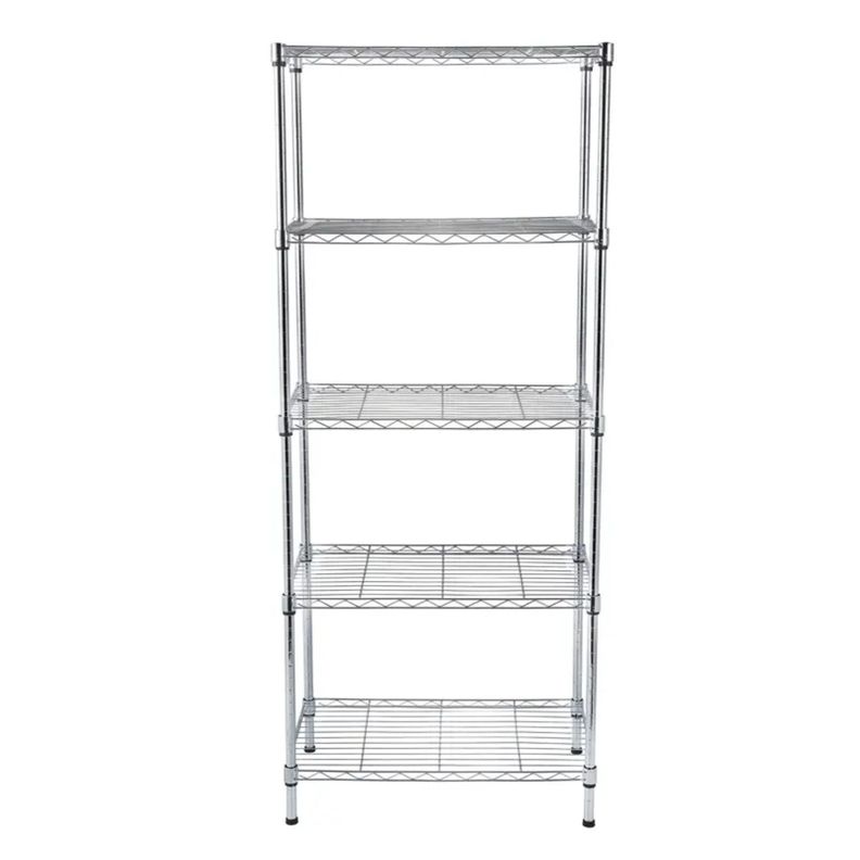 Estante 60x35x150 cm. Acero Cromado ProChef. Capacidad 200 kg.-2