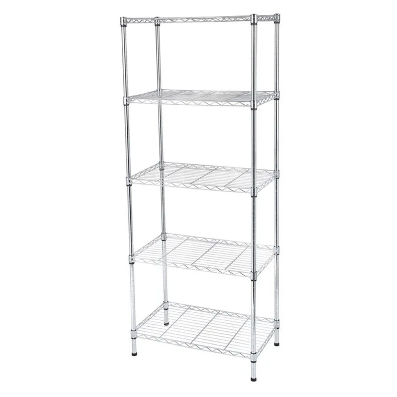 Estante 60x35x150 cm. Acero Cromado ProChef. Capacidad 200 kg.-1