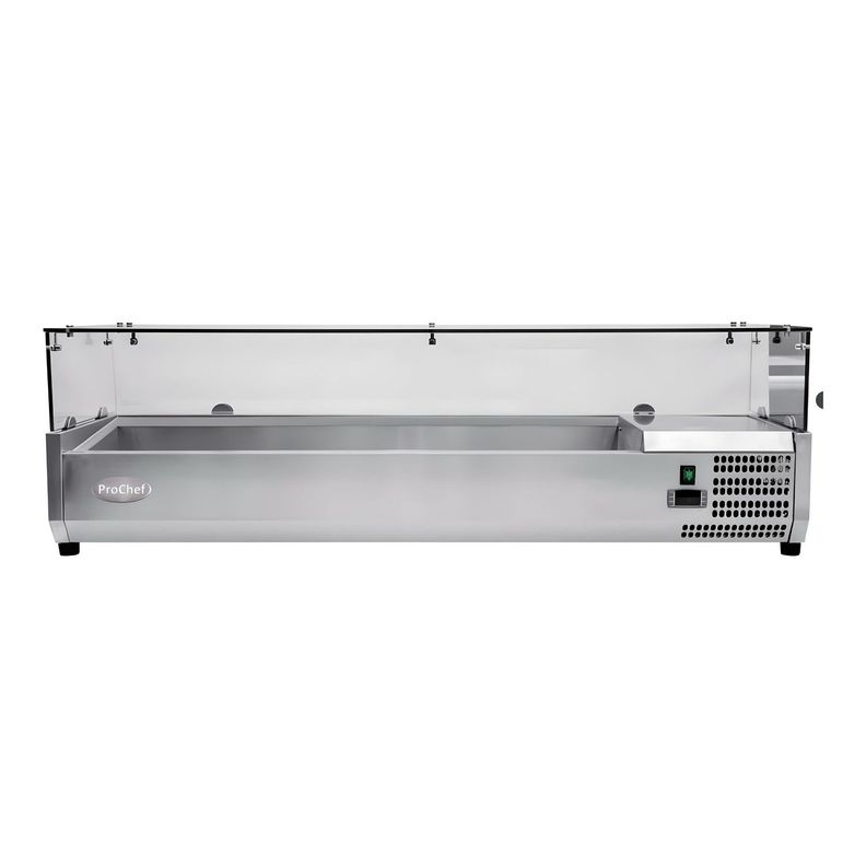 Vitrina Refrigerada Sobremesa 120 cm. Acero Inoxidable-8