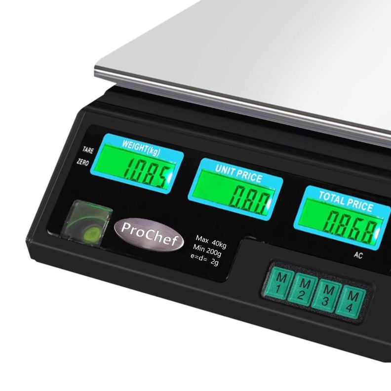 Balanza Pesa Digital 40 Kg x 2 Gr LCD Eléctrica y Batería-3