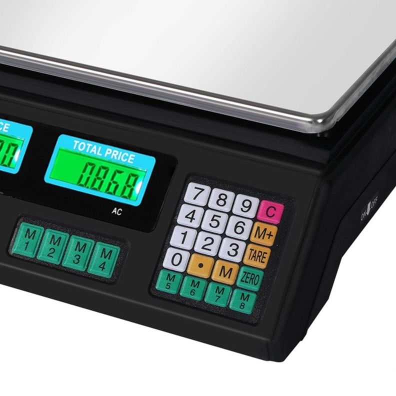Balanza Pesa Digital 40 Kg x 2 Gr LCD Eléctrica y Batería-4